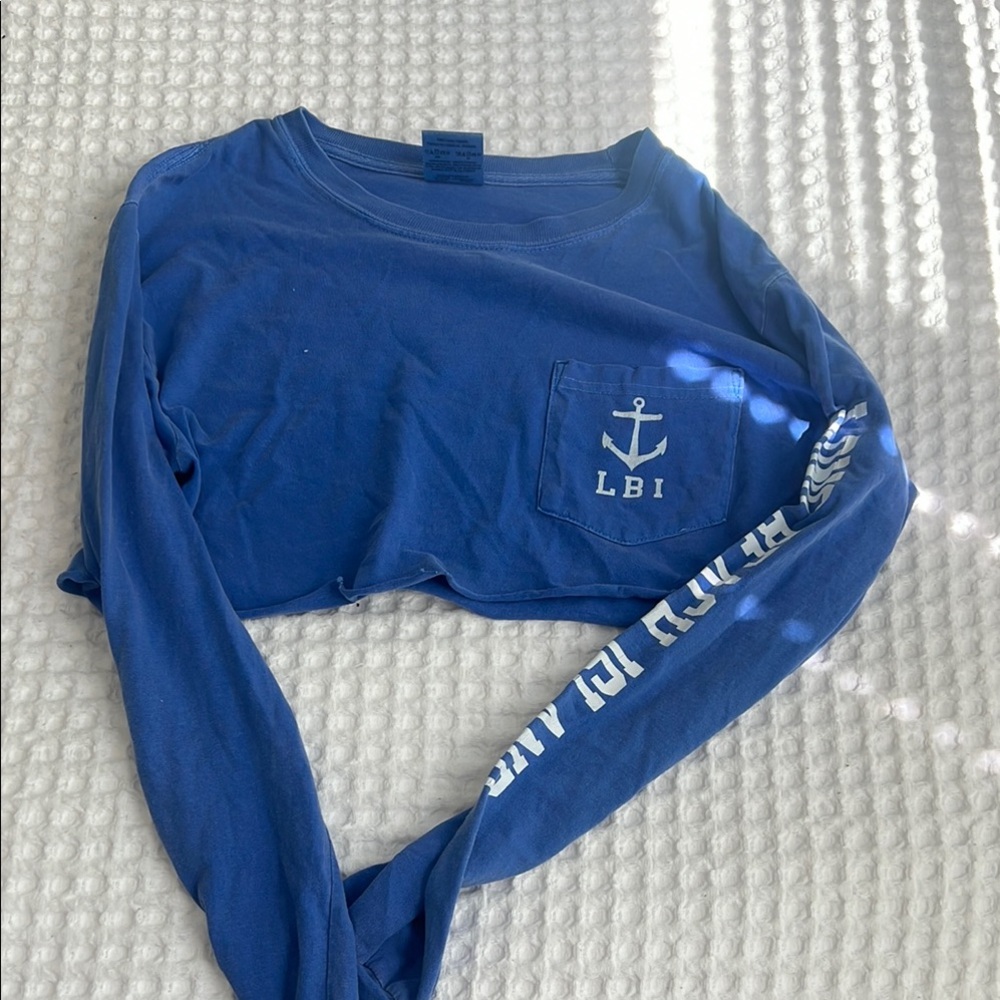 Comfort Colors Blue Long Sleeve Tee